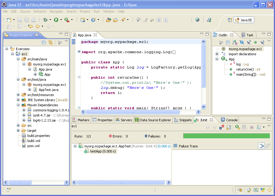 Run As JUnit Test