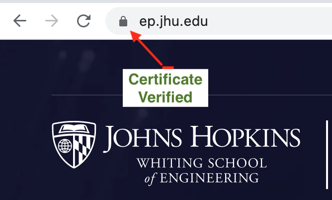 https verified cert