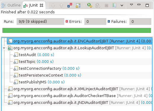 Initial State of all IT Tests