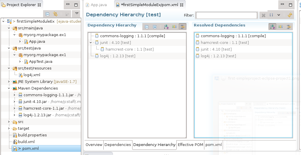 Visualizing Dependency Hierarchies