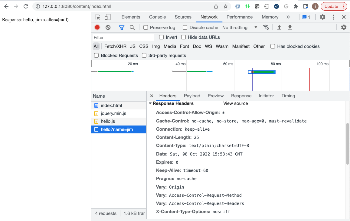 security cors allactive accepted